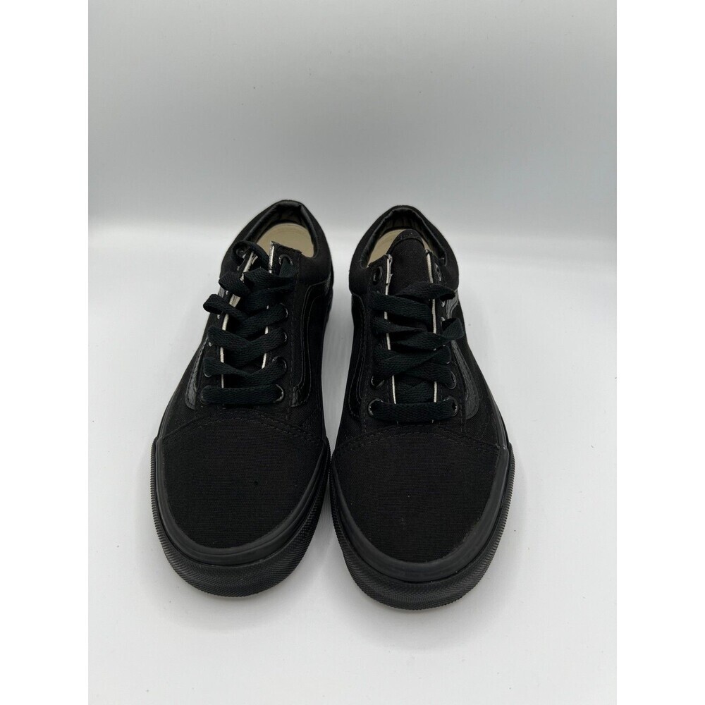 Vans Old Skool Triple Black Low Top Sneakers Womens Size 5 Canvas Shoes